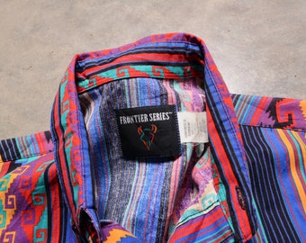 トップス 80s 90s FROTIER Clothiers pullover shirt 80s 90s FROTIER Clothiers pullover shirt