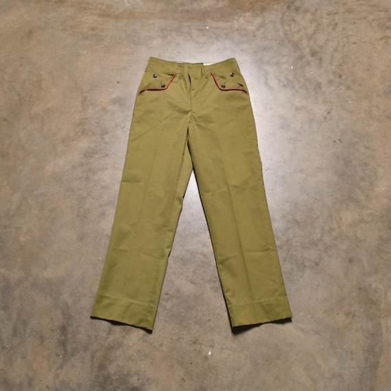 60’s Vintage BSA Pants Vintage 50s 60s Boy Scouts Uniform Pants 1950 1960 BSA 27 Waist