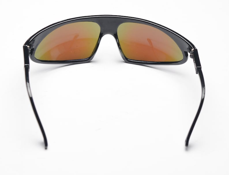 Vintage 80s Ski Optiks Shield Sunglasses Wrap Wraparound Etsy