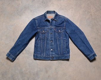 Vtg 70s 80s Levi's 70506 Denim Trucker Jacket Blue 44R 44 Vtg 70s 80s Levi's 70506 Denim Trucker Jacket Blue 44R 44