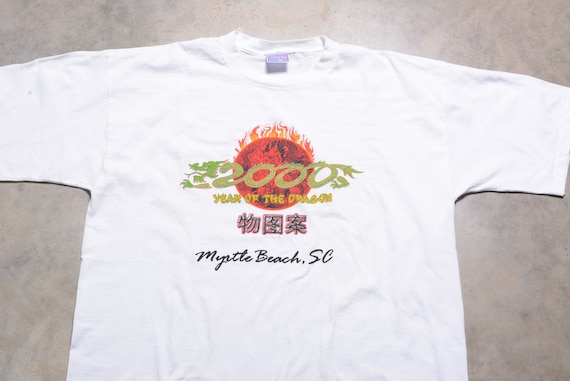 vintage 90s 00s Year of the Dragon 2000 t-shirt M… - image 2
