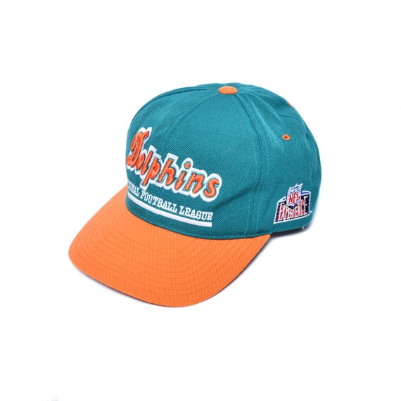 Vintage 90s 00s Miami Dolphins Hat Baseball Cap Snapback NFL