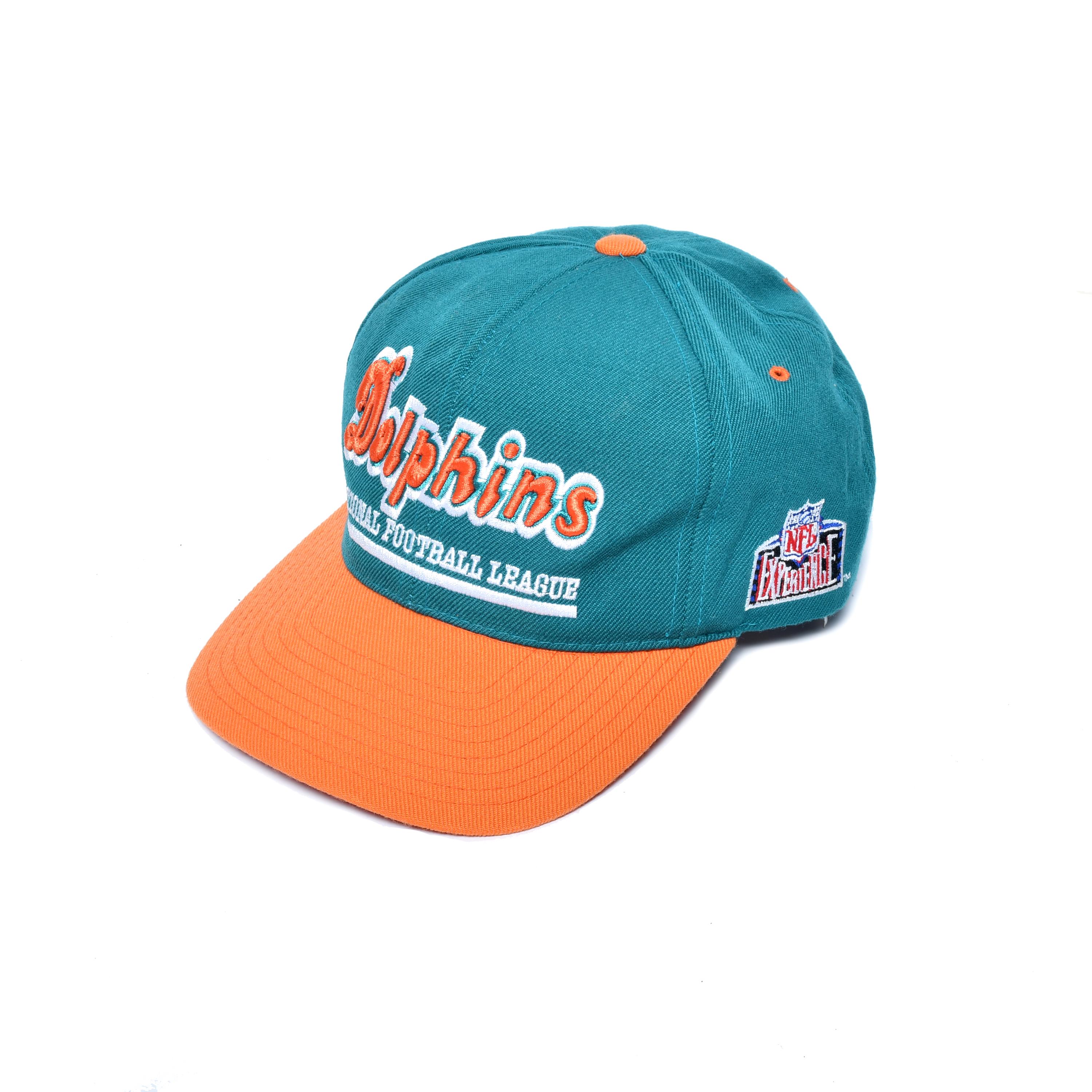 Discover Vintage 90s 00s Miami Dolphins Snapback Baseball Cap - Football, Pro Player