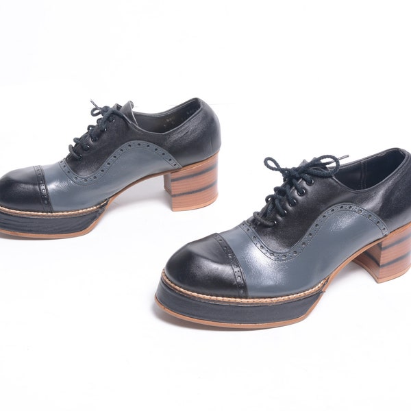mens vintage platform shoes