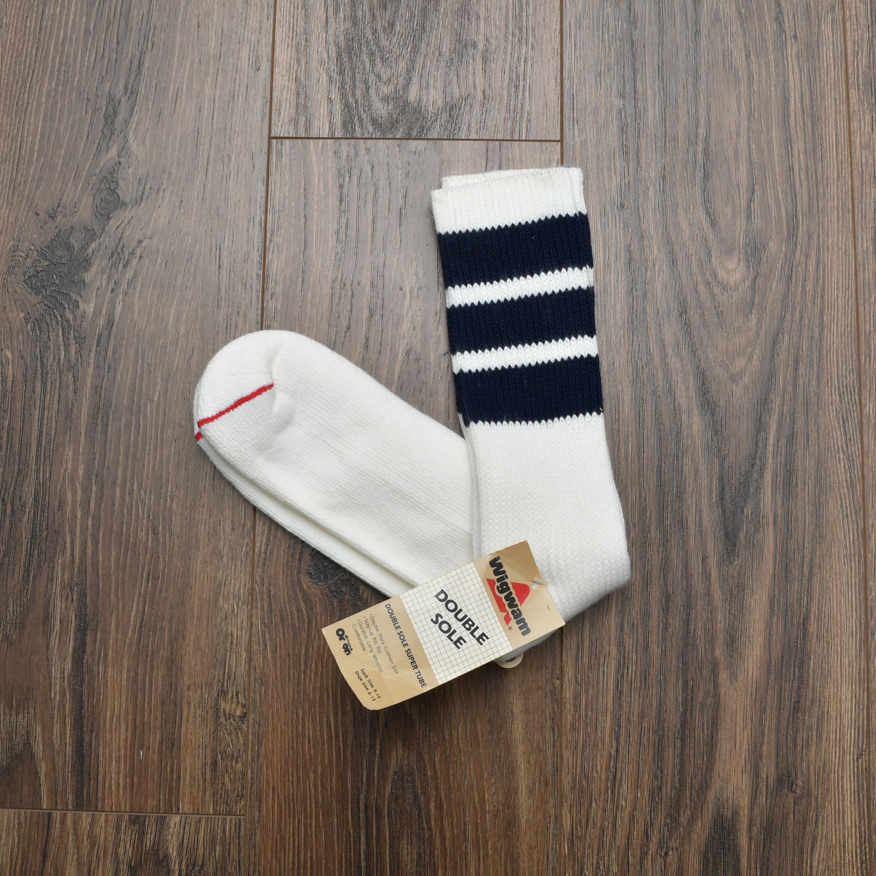 Chaussettes vintage Wigwam Ragg taille 11-13 laine mélangée