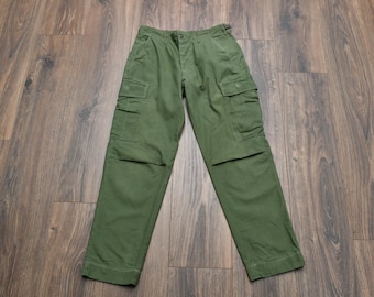 Vintage 50s 60s Army Pants US Military Cargo Pants 1950 1960