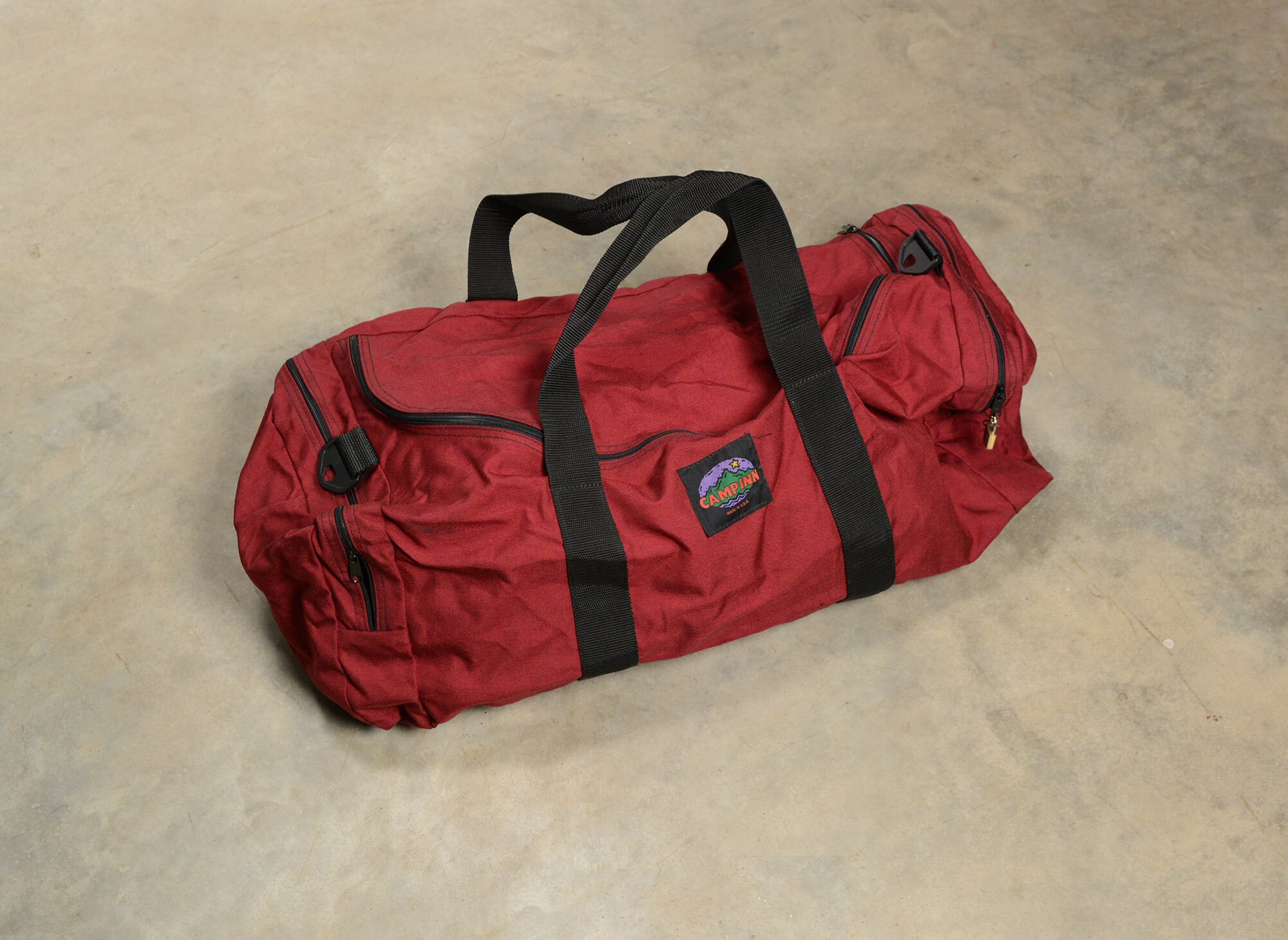 Camp inn 2025 duffle bags