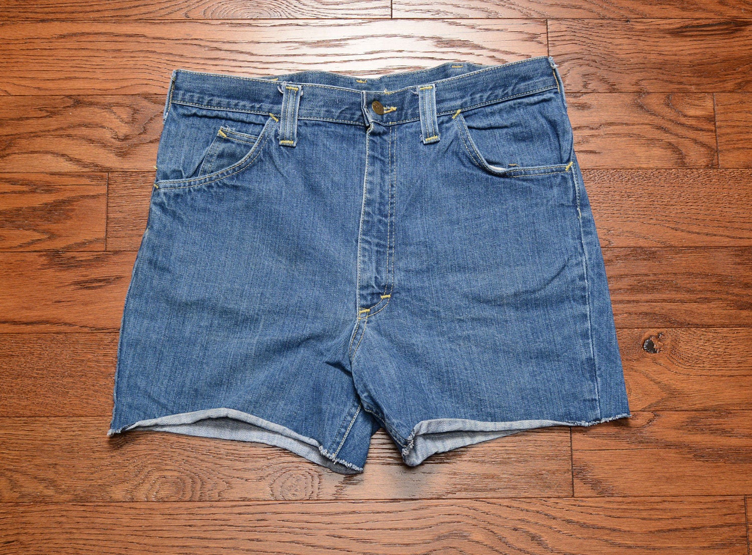 60s denim shorts