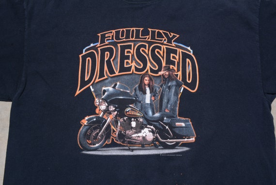 vintage 00s Harlen Quest t-shirt Black biker cult… - image 2