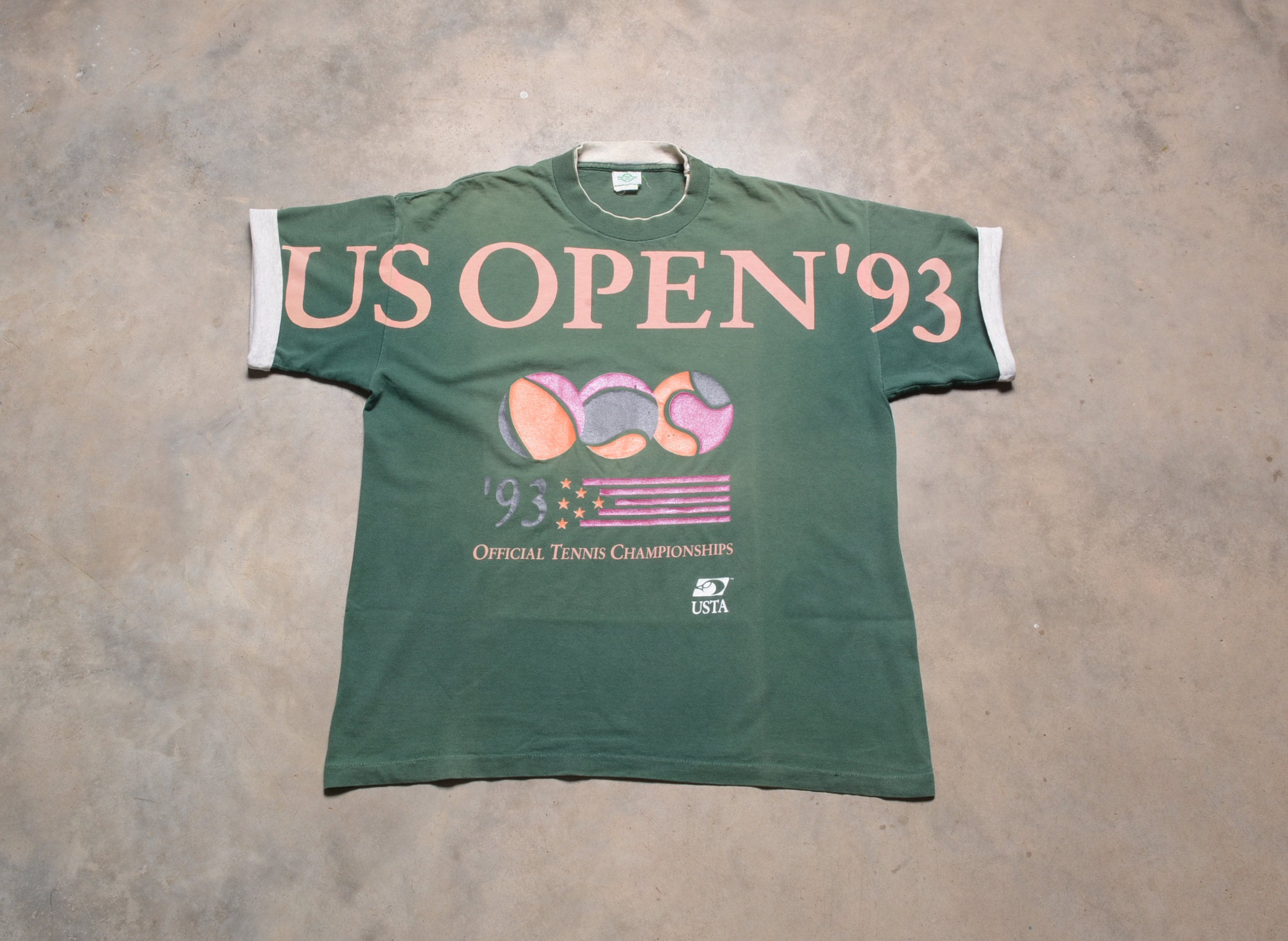 Vintage 90s US Open T-shirt WTA ATP Usta Men Women Tennis