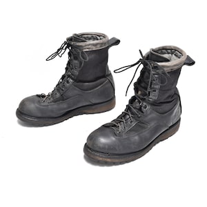 vintage Matterhorn work boots leather canvas insulated Gore-Tex steel toe men size 10