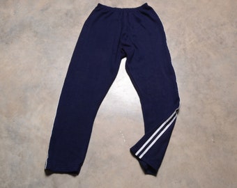 Vintage Nike Track Pants XL 16-18 Navy Blue Women Swoosh Athletic