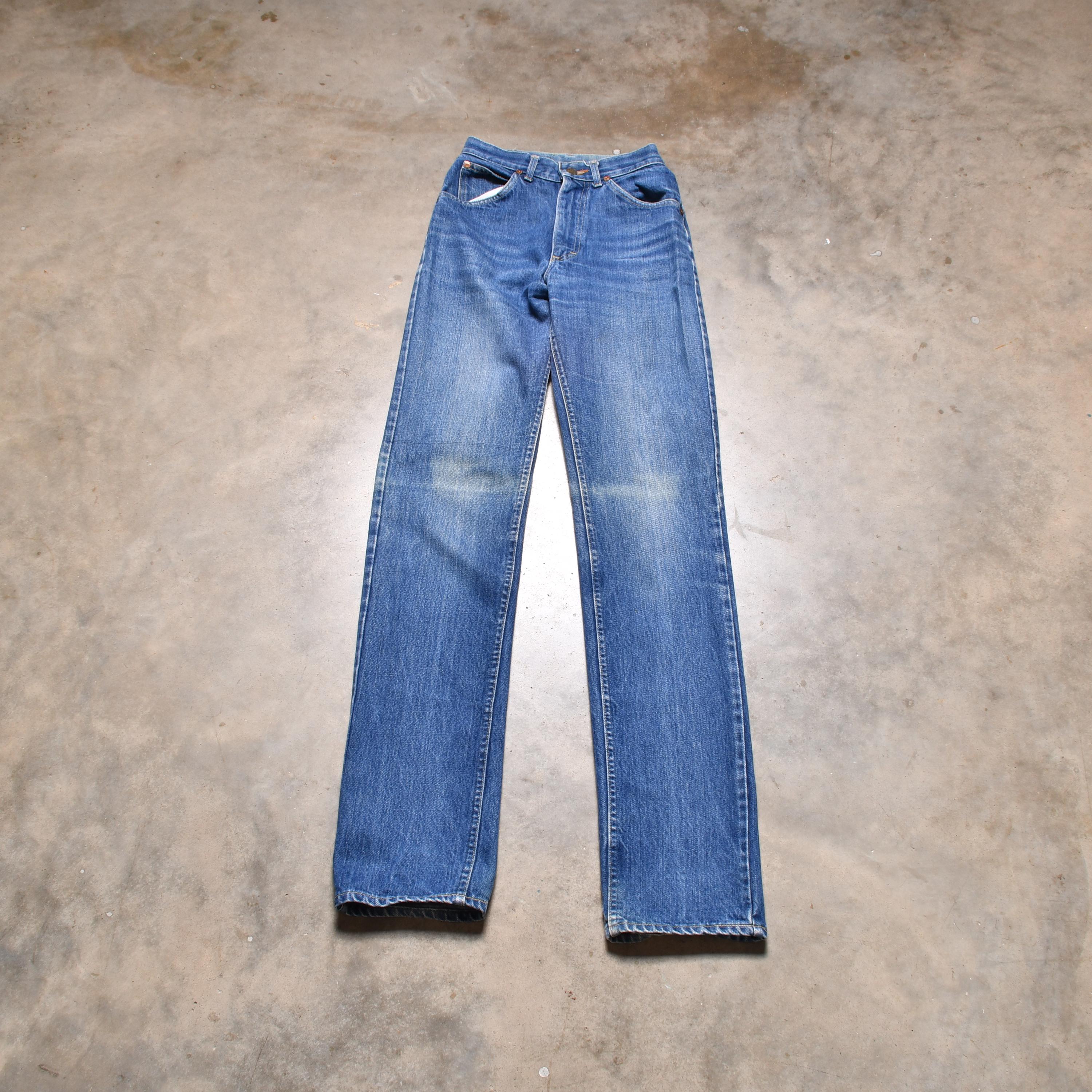 Vintage Women 60s 70s Lee Riders Jeans High Waist Regular Fit 24 