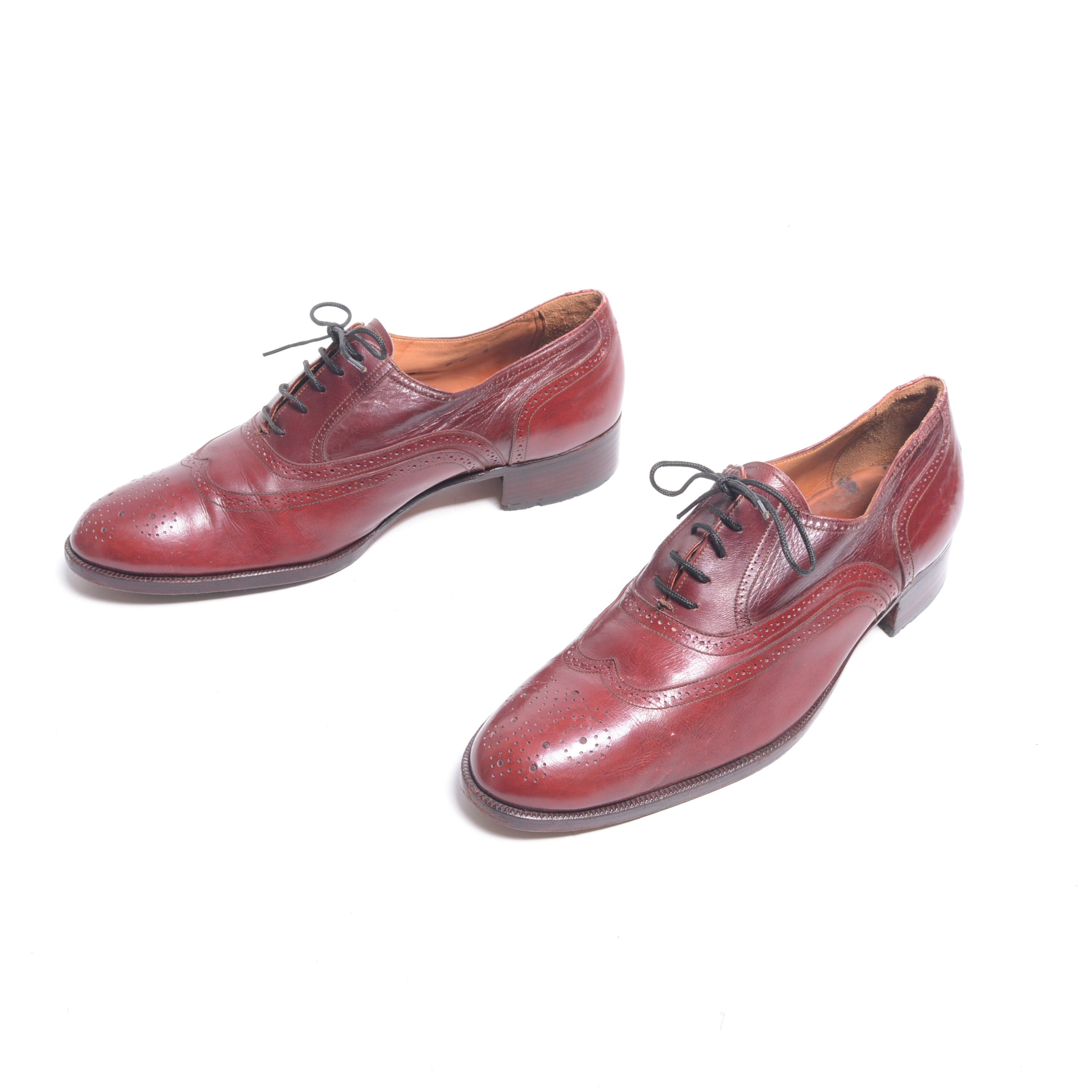 Yves Saint Laurent YSL Lace up Brown Leather Dress Shoes Split Toe Men 42 Oxford Saint Laurent Army Derbies in Smooth Leather | Saks Fifth Avenue main image 2
