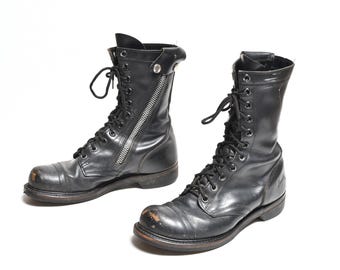 Vintage 1980s Combat Waterproof Boots - Etsy
