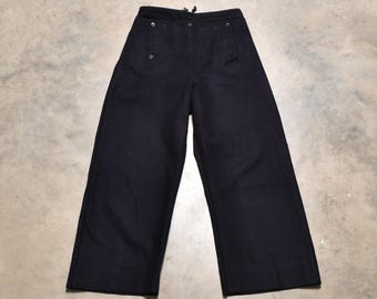 40s 50s vintage wool stripe pants WW II