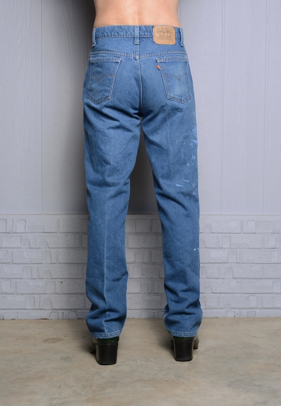 vintage 70s 80s Levis 508 jeans straight boot cut… - image 2
