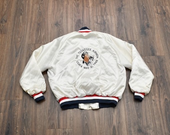 Vintage USAF TYPE J-7 Thunderbirds Bomber Jacket Large US Air