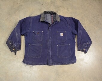 Denim Carhartt Jacket - Etsy Australia