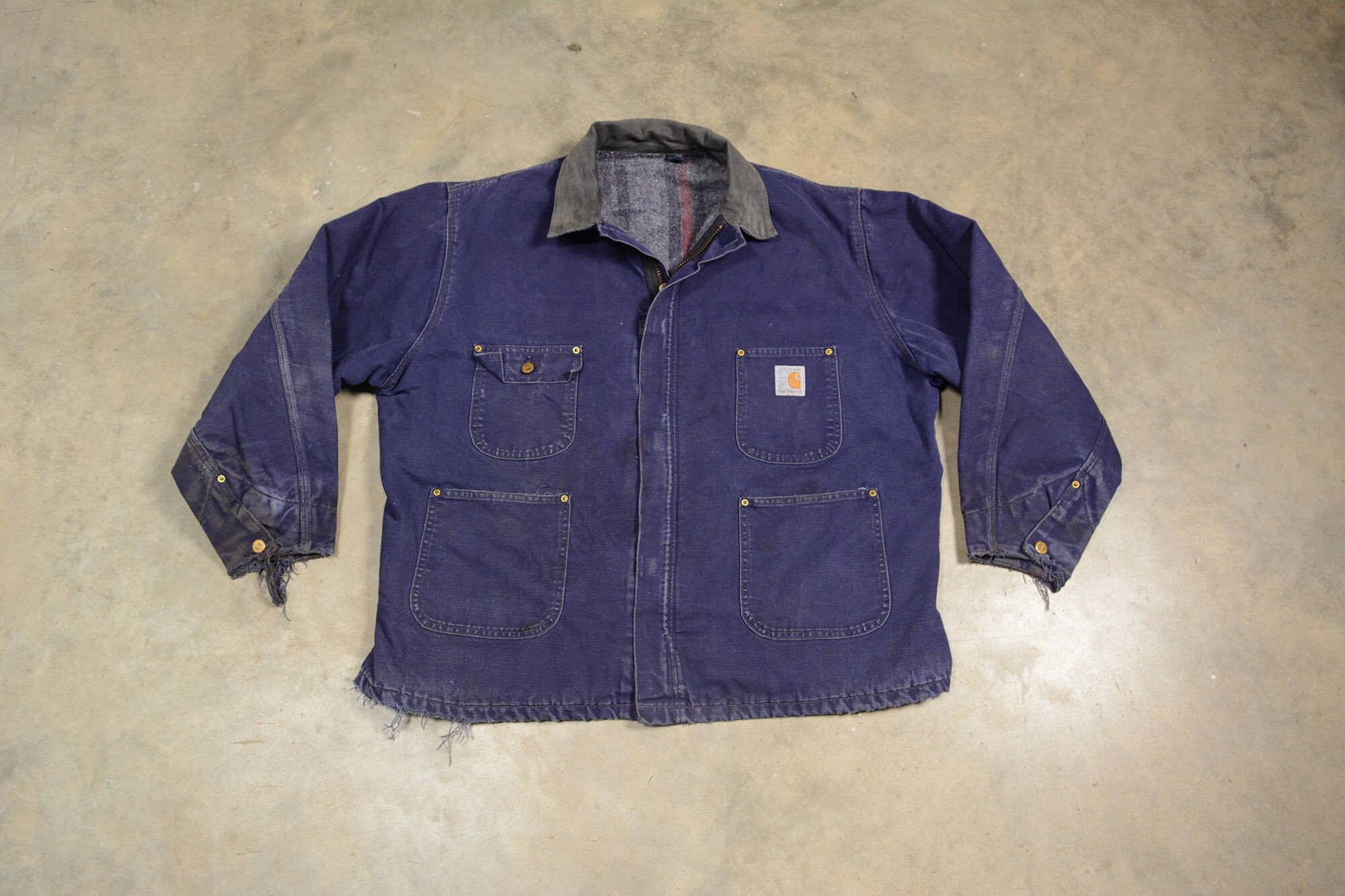 carhartt denim work jacket