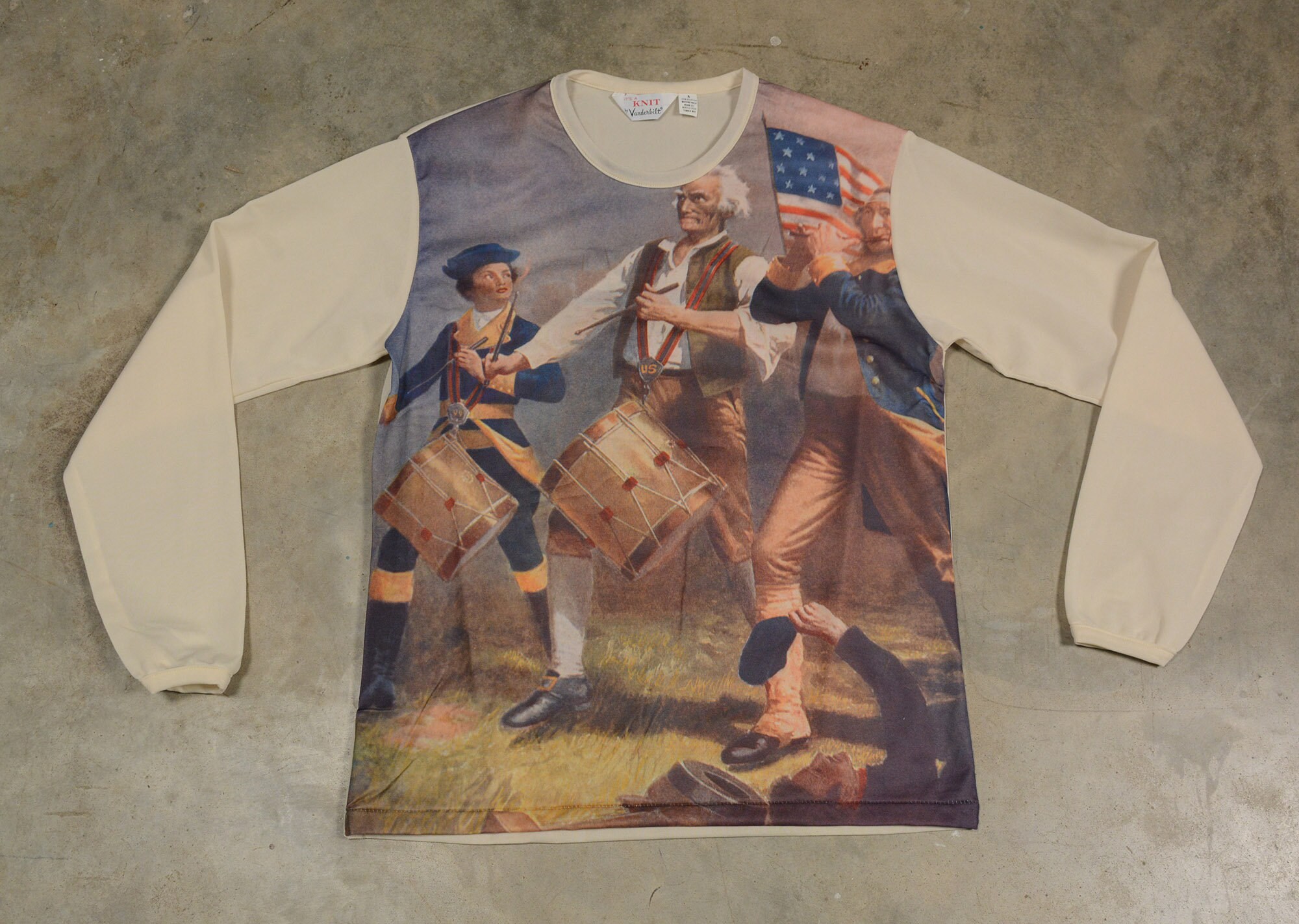 Vintage 70s Picture Shirt Polyester Allover Print Shirt Vintage 70s Picture Shirt Polyester Allover Print Shirt