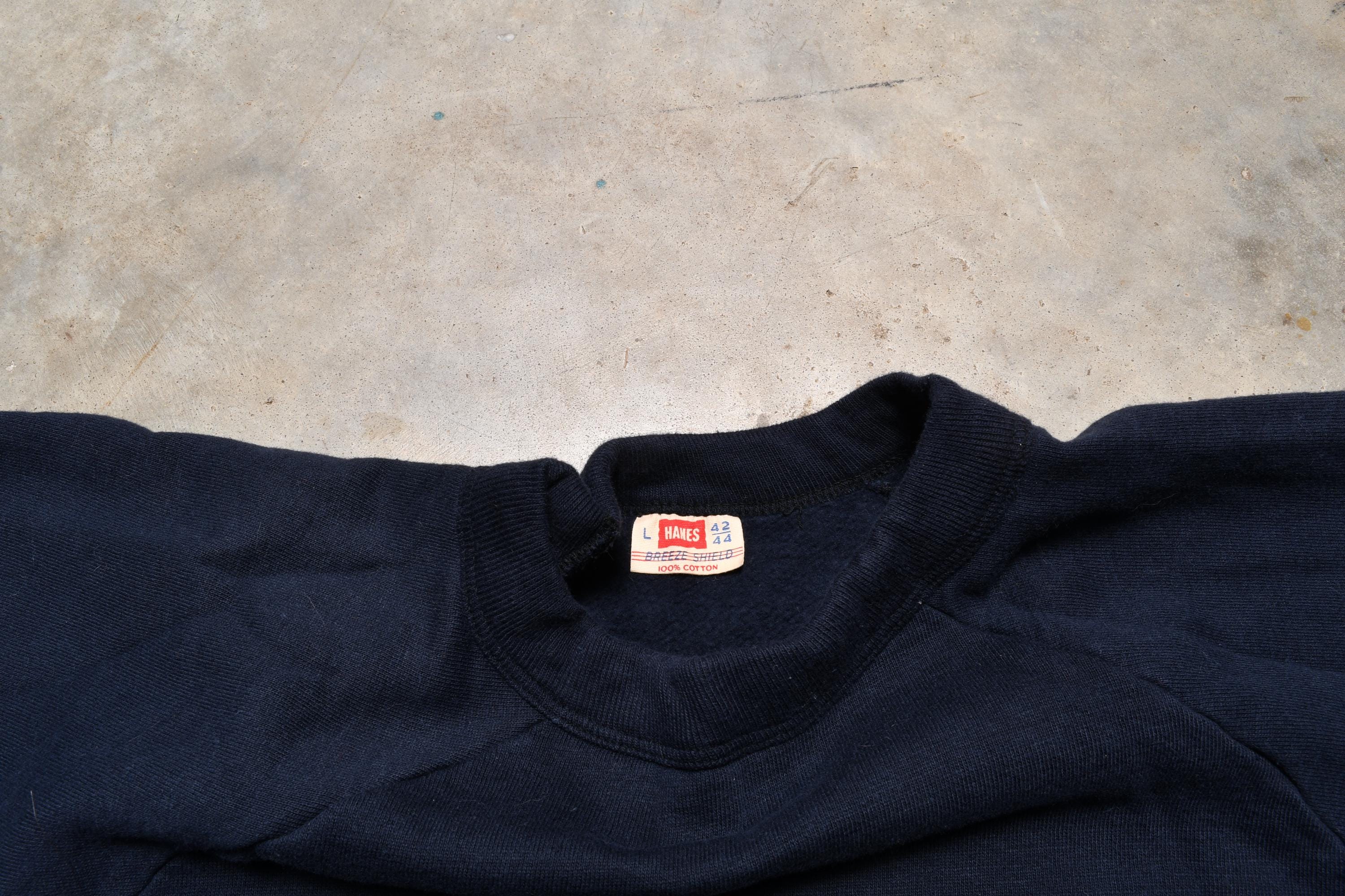60s VINTAGE HANES SWEATSHIRT ネイビー 60s VINTAGE HANES SWEATSHIRT ネイビー 60s VINTAGE HANES