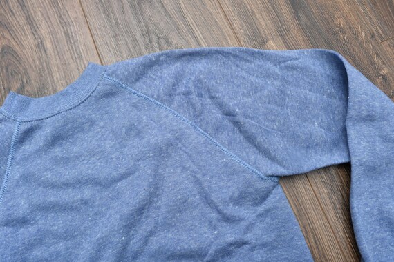 vintage 70s sweatshirt blank basic pullover heath… - image 2