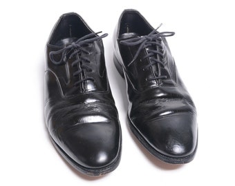 Vintage Brooks Brothers English Shoes Black Patent Leather  display picture 3