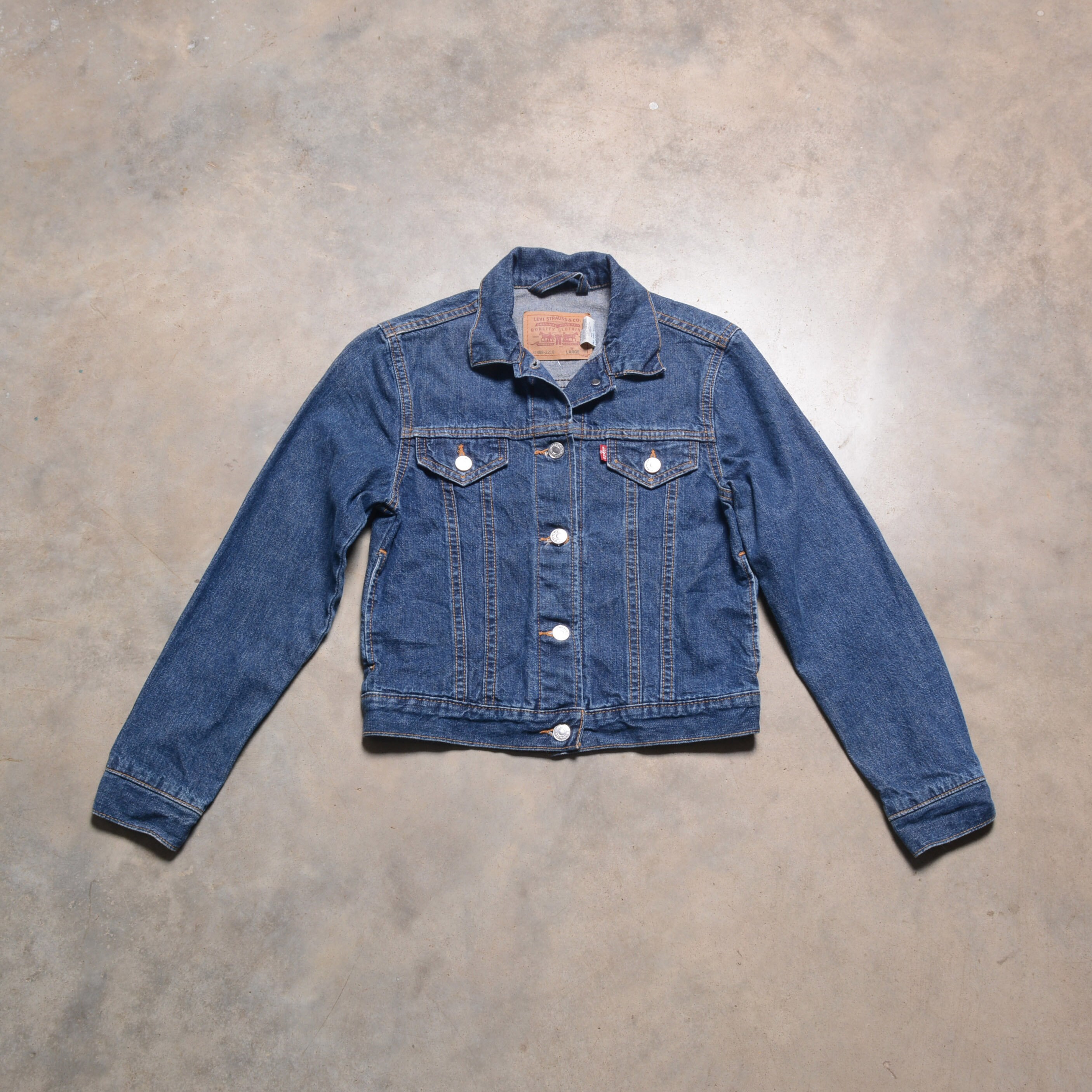 Vintage 90s Little Levis 79009 Acid Wash Jean Denim Jacket