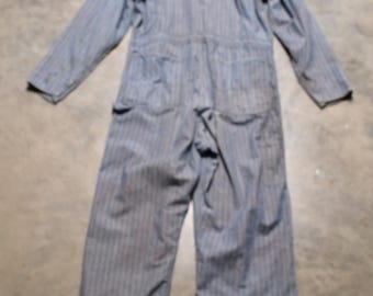 Vintage 50s Wrangler Blue Bell Coverall HBT Denim Work Wear