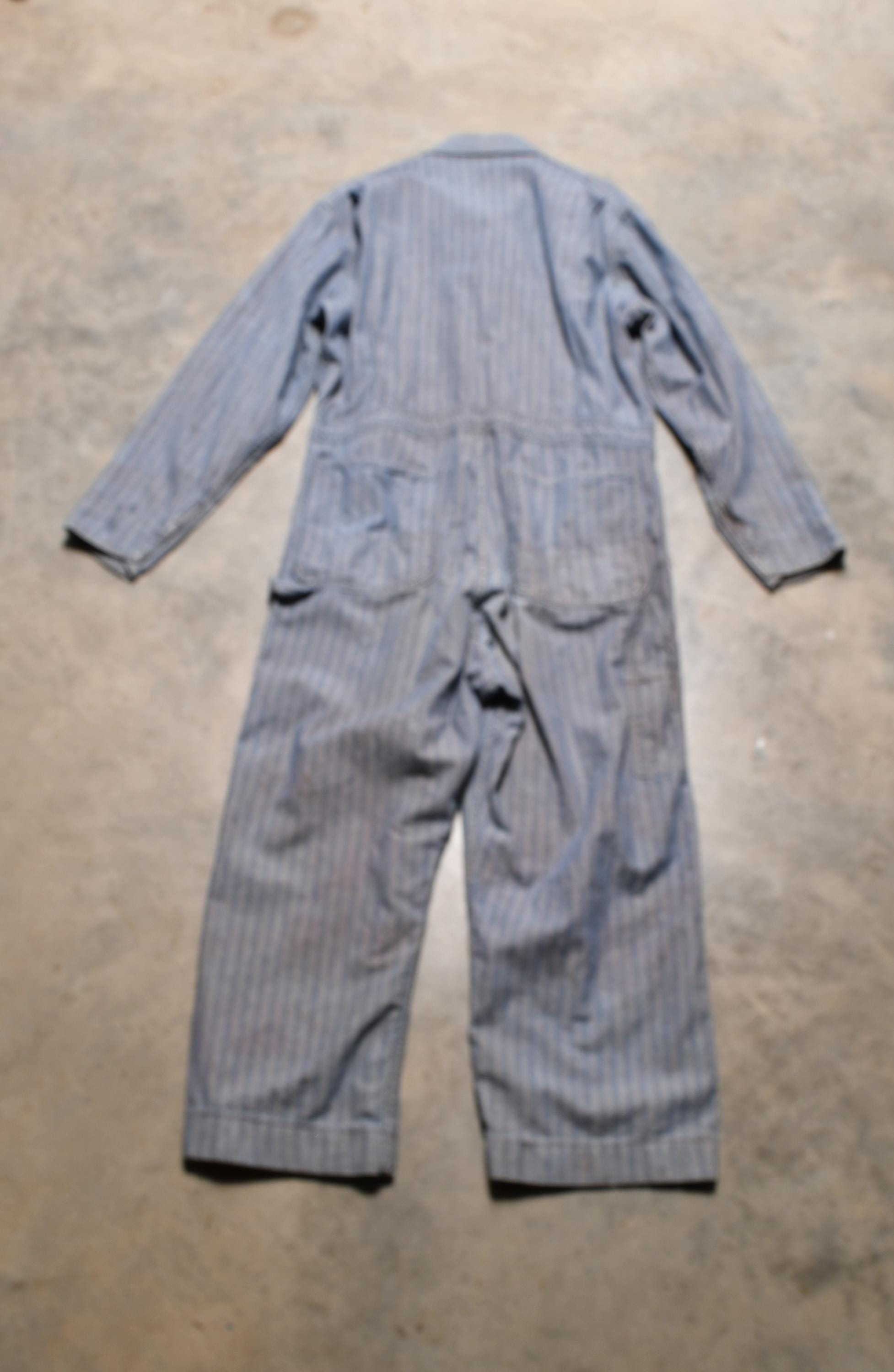 Vintage 50s Wrangler Blue Bell Coverall HBT Denim Work Wear