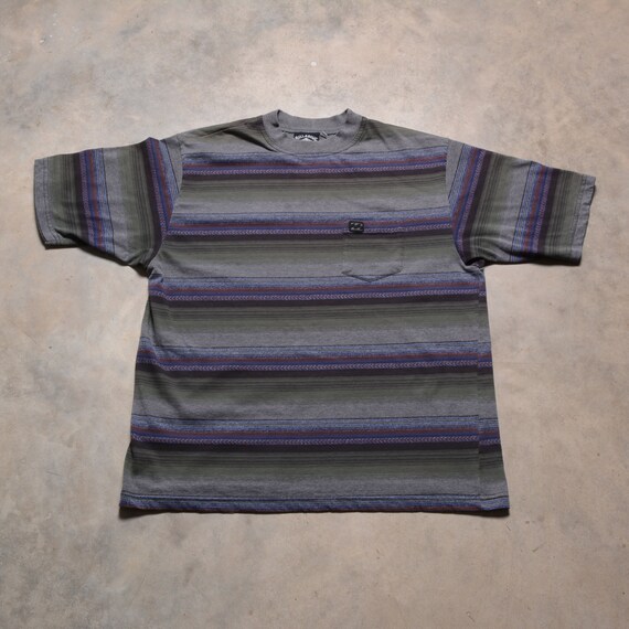 80s stripe purple t-shirt - Gem