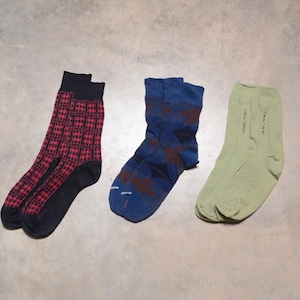 vintage 20s 30s 40s dress socks cotton nylon argyle diamond plaid pattern stripe men menswear 1920 1930 1940
