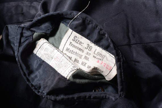 vintage 40s US Navy uniform jacket double breast … - image 4