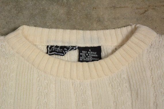Pink Knit Striped Vintage 1960/'s Women/'s NOS Sweater M L