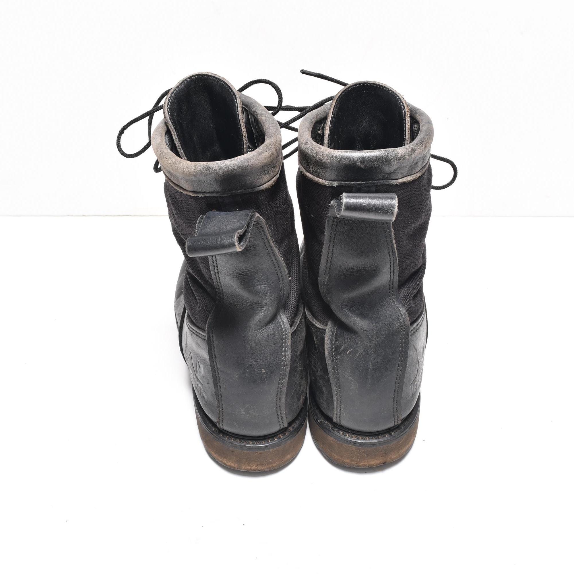 Vintage Matterhorn Work Boots Leather Canvas Insulated Gore 
