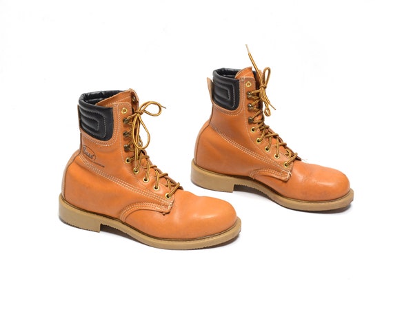 Vintage 70s 80s Work Boots GH Bass Outdoor Footwear 9 Hole Men - Etsy