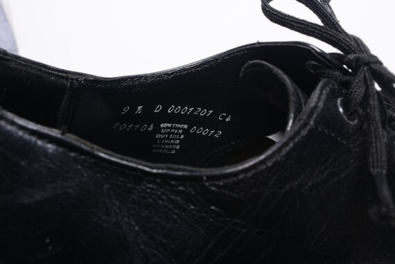 Heren vintage cap toe schoenen Stacy Adams zwart lederen jurk schoenmaat 9.5 D 91 2 70s jaren 80 herenkleding Etsy Nederland