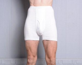 vintage 50s boxer brief Lambert tighty whitey combed cotton underwear 1950 menswear L large NOS deadstock Lantex Lan-tex