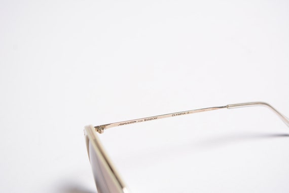 vintage 80s sunglasses brown fade lens oversize b… - image 4