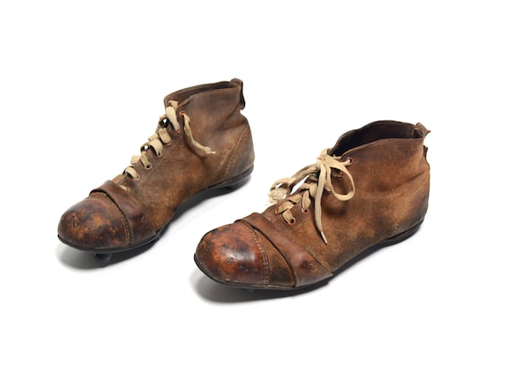 antique 20s football cleats soccer rugby The Cert