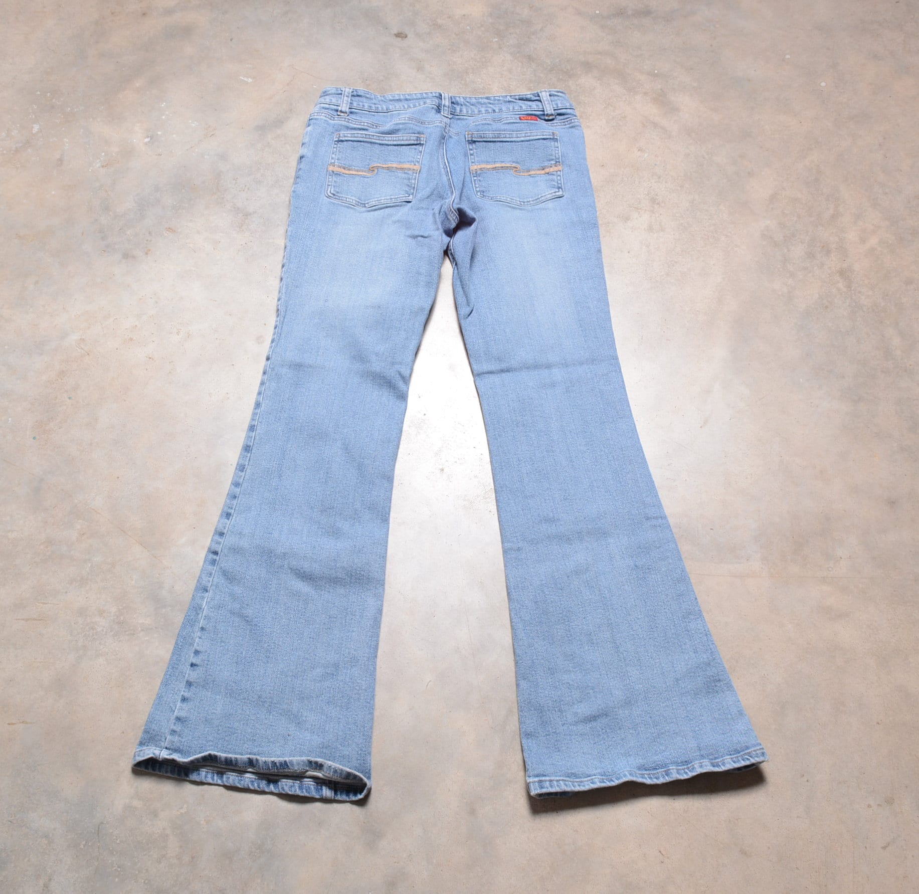 パンツ 00s archive flare denim Vtg 2000s 7 For All Mankind Low Rise Flare Jeans A Pockets