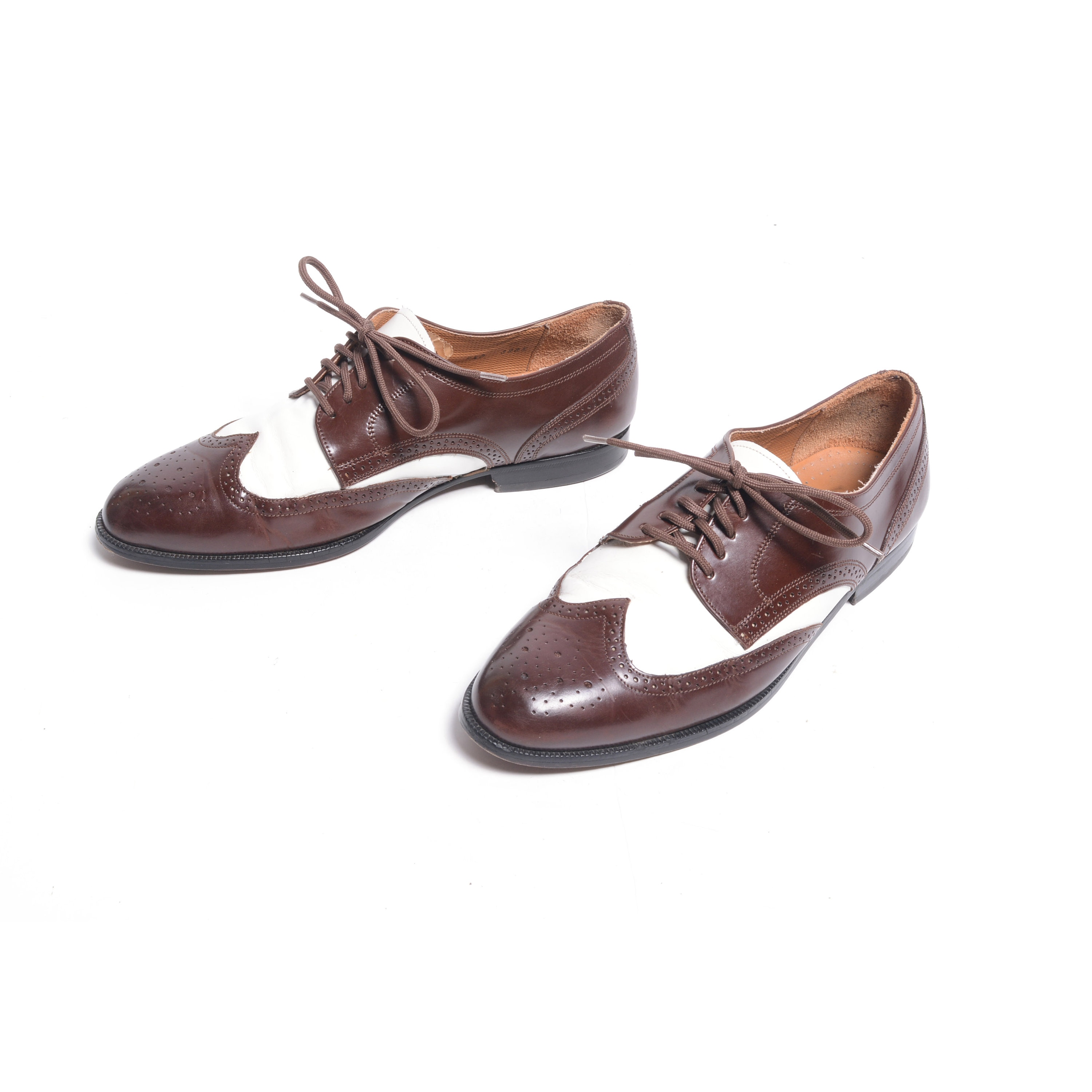 Giorgio Brutini Two-Tone Brown Wingtip Oxfords - Size 8.5 Giorgio Brutini Wingtip Oxfords for Men | Mercari main image 2