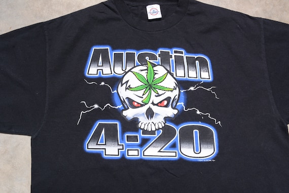 Vintage 90s Stone Cold Steve Austin 4:20 T-shirt Wrestling Tee