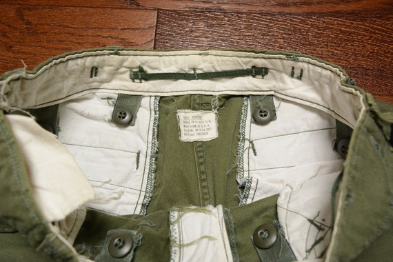 Vintage 50s 60s Army Pants US Military Cargo Pants 1950 1960