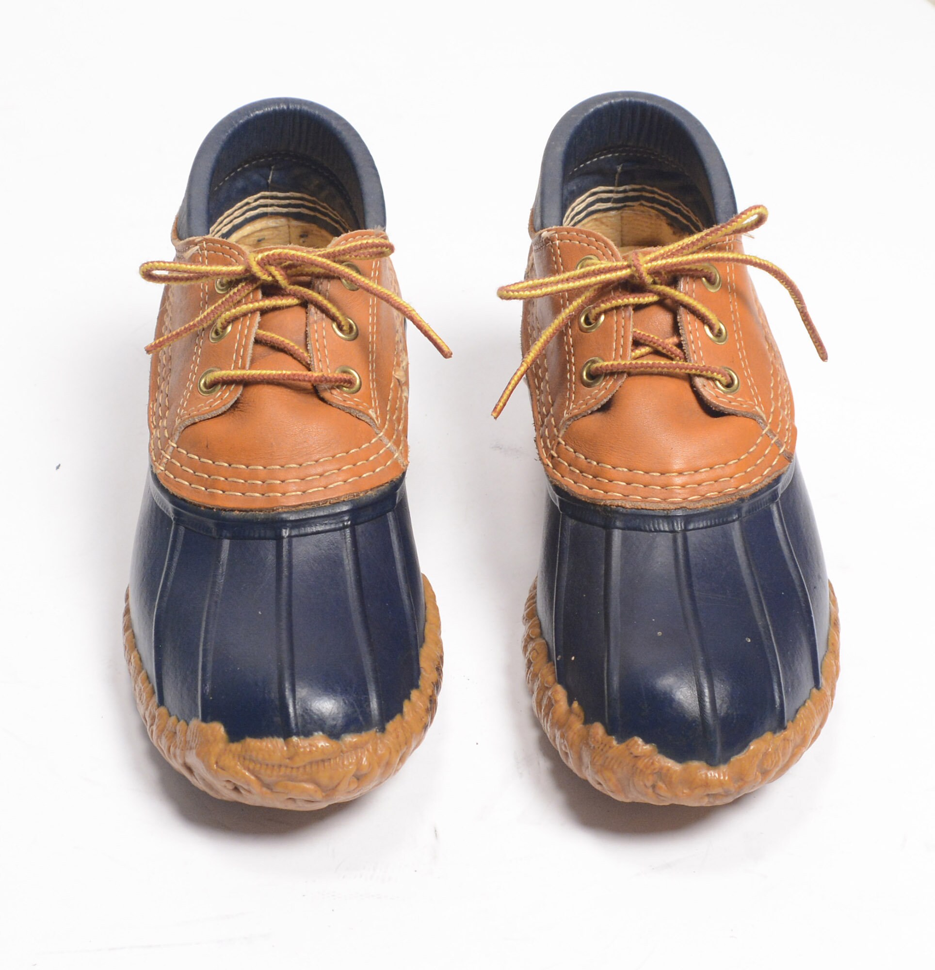 Vintage 70s 80s L.L. Bean Duck Boots Maine Hunting Shoes Low Vintage 70s 80s L.L. Bean Duck Boots Maine Hunting Shoes Low