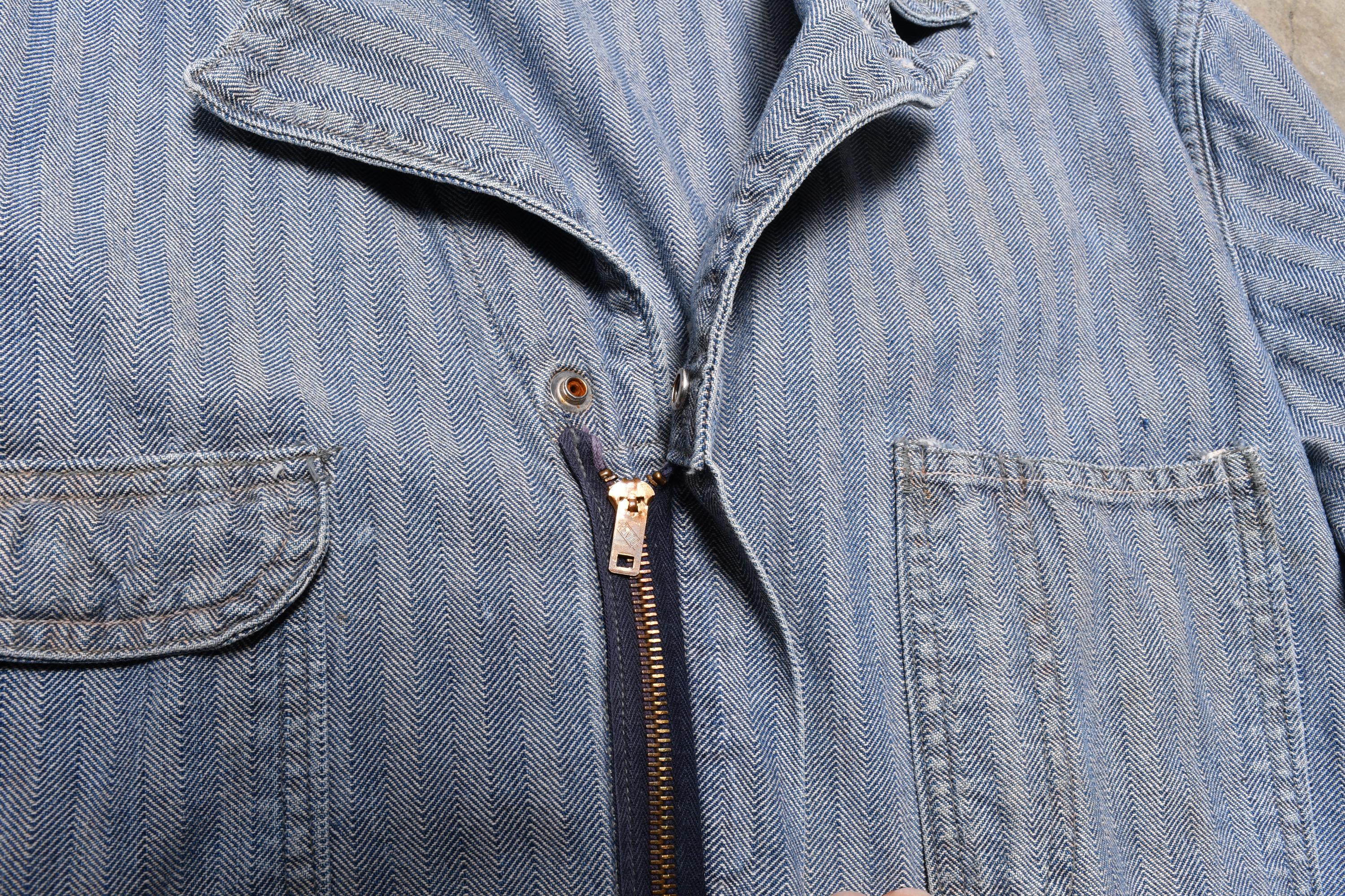 Vintage 50s Wrangler Blue Bell Coverall HBT Denim Work Wear
