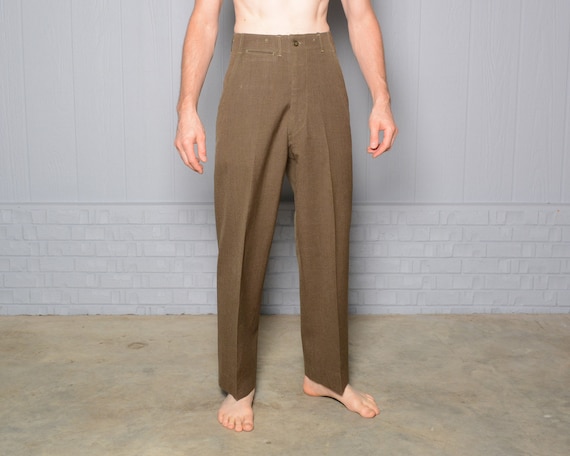 vintage 40s army pants US military 1940 WW2 WWII o