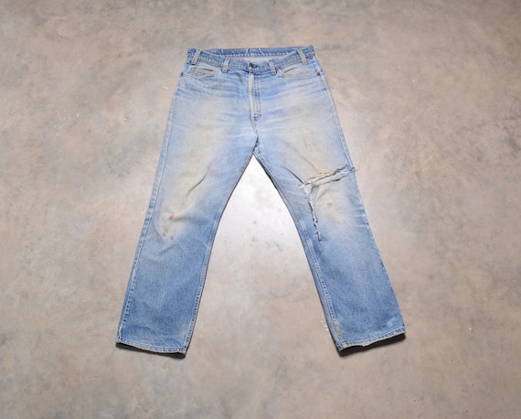 Vintage 70s Levis 509 Jeans Distressed Faded Medium Wash - Etsy Australia