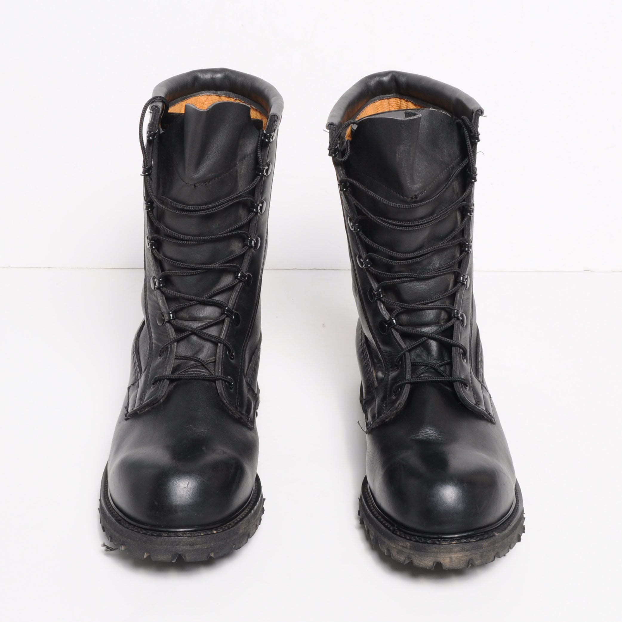 Vintage Waterproof/Insulated Black Leather Men\'s Steel Toe Combat Boot Size 10.5 Vintage Combat Boots Size 10.5 - Etsy main image 2